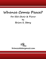 Where Comes Peace? SSA Choir & Piano SSA choral sheet music cover